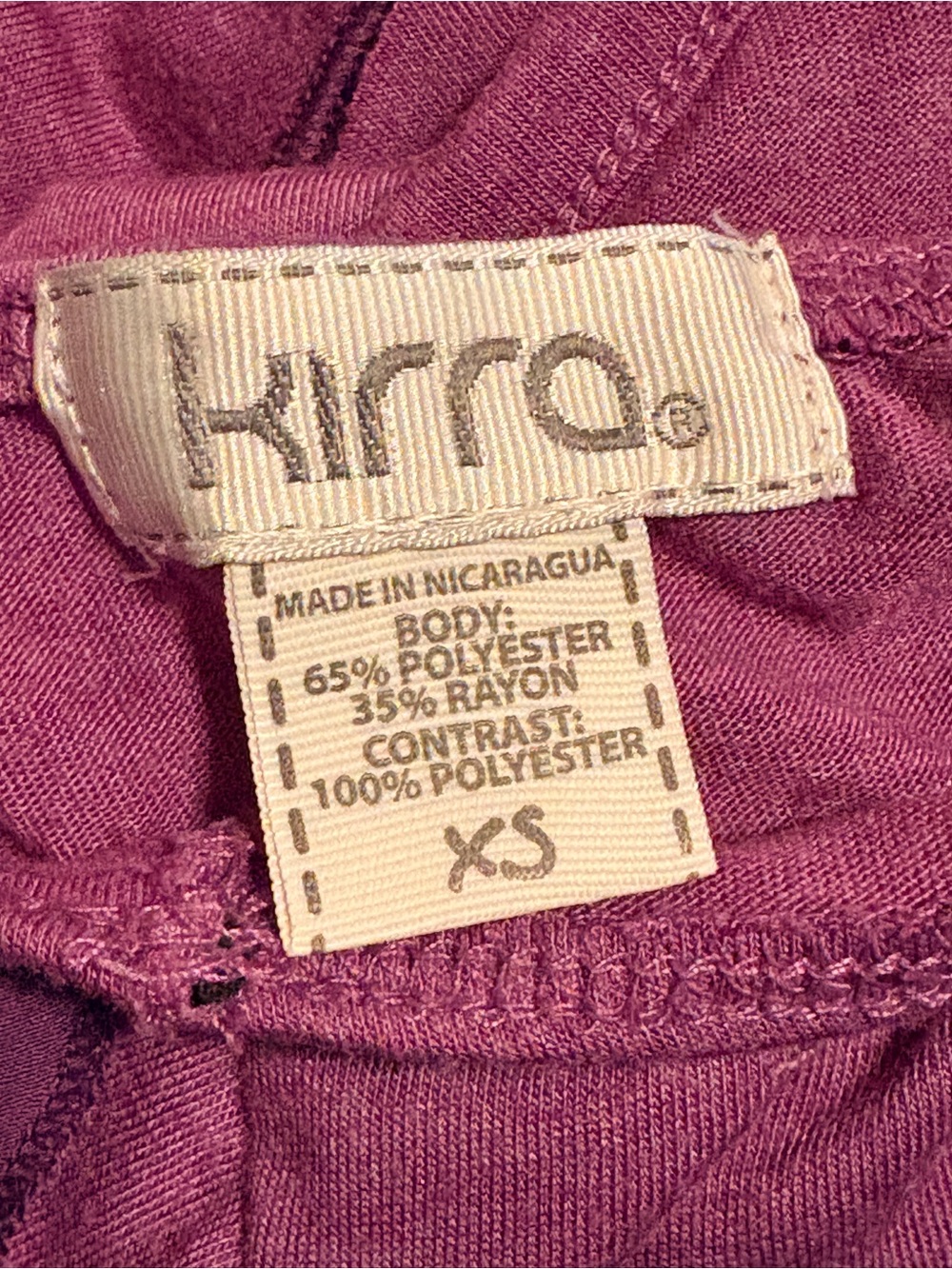 Kirra Purple Layered Ruffle Crossback Tank Top - Picture 3 of 3
